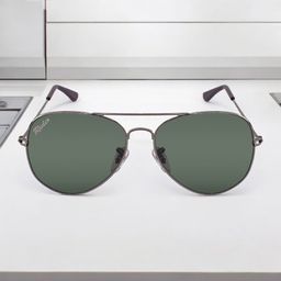 REDEX Unisex Green Lens Aviator Sunglasses With Protected Lens-11