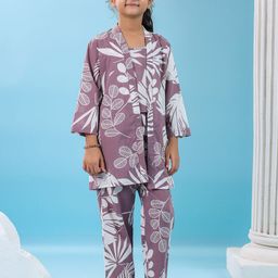 SANSKRUTIHOMES Girls Printed Night suit-image-72