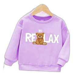 Joggers Park Kids-Unisex Purple Cotton Sweatshirts-image-92