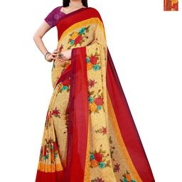 Moda Rapido Floral Pure Georgette Saree-image-87