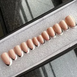 AMOK STORE Set Of 12 Press On Nails & Application Kit - Multicolor-16