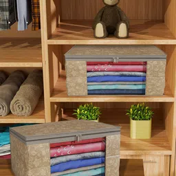 Kuber Industries Brown Set of 6 Regular Drawer Organiser Organisers image 1