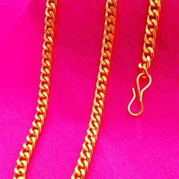Nawab Collection Men Brass Gold-Plated Chain-image-20