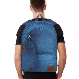 ECHOBOOMERS Unisex Textured Water-Resistant Backpack-1