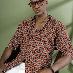 Rigo Men Comfort Opaque Printed Casual Shirt-image-24