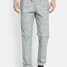 Octave Men Printed Cotton Track Pants-image-50