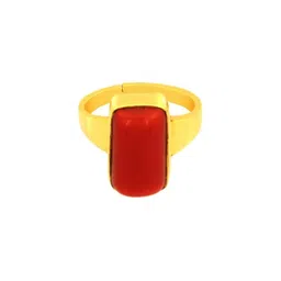 GenZcomplex Gold-Plated Brass Finger Ring-image-82