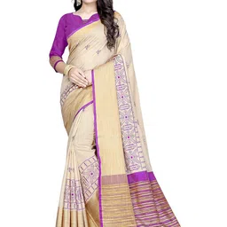 KALINI Floral Printed Zari Saree-picture-27
