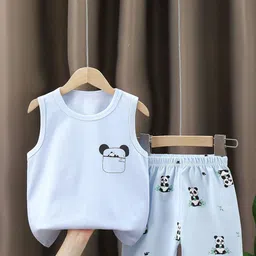 StyleCast x Revolte Boys Printed Pure Cotton T-shirt With Shorts-image-80