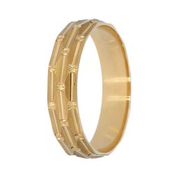 BHIMA 22K BIS Hallmark 916 Purity Yellow Gold Designer Cut Ring for Men-image-78