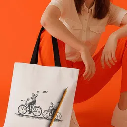 ARTBUG Printed Shopper Tote Bag-13
