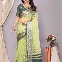 AMRUTKALA SAREES Woven Design Zari Banarasi Saree-image-73