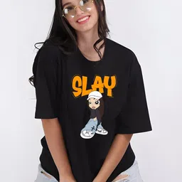 Moda Rapido Women Drop-Shoulder Sleeves T-shirt-picture-49