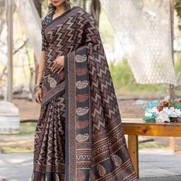 Saree mall Silk Blend Sarees-picture-19