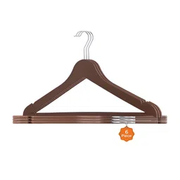 Aura 6-Pcs Brown Clothes Hanger-29