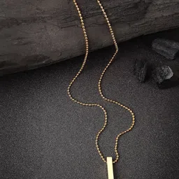 The Roadster Lifestyle Co Geometric Bar Pendant With Chain-image-47