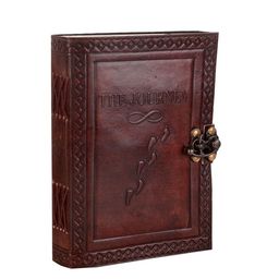 SWISS HORN Self Design Diary Stationery With Antique Lock-image-63