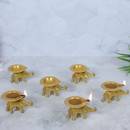 Amaya Decors Gold-Toned Candle Holder-image-96