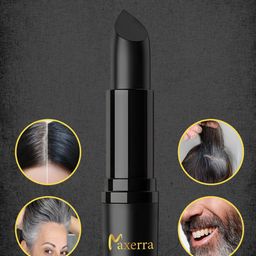 Maxerra Set Of 2 Hair Colour Stick For Beard, Eyebrows & Hair Roots - 4 g Each - Black image 5