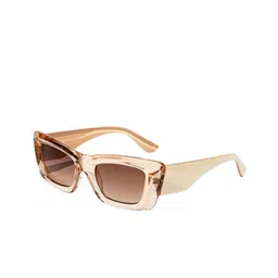 Vintage Women Rectangle Sunglasses with UV Protected Lens-image-82