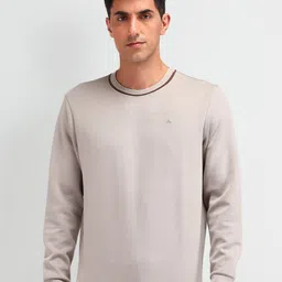 Arrow Men Cotton Brand Logo Self Design Sweatshirt-picture-48