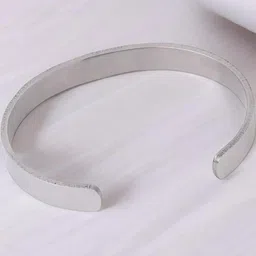 APUNKA D FASHION Silver Stainless Steel Bracelet-picture-25
