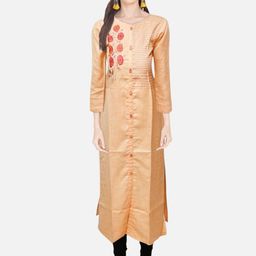 Biyu Women Floral Embroidered Thread Work Kurta-image-21