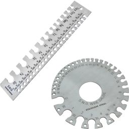 Round Stainless Steel Wire Gauge 1-36 Marking |Stainless Steel Wire Thickness Gauge Marked with MM Hole Gauge-13