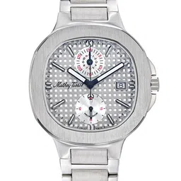 Mathey-Tissot Men Dial & Stainless Steel Bracelet Style Straps Analogue Watch H152CHAS-image-53
