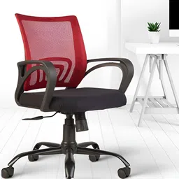 CELLBELL Red Zenith C107 Mid Back Mesh Office Chair-picture-37
