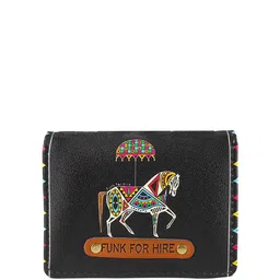 Funk For Hire Unisex Printed PU Two Fold Wallet-15