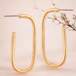 fabula Geometric Hoop Earrings-image-18