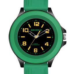 Killer Men Brass Dial & Straps Analogue Watch Timewear 8010BY Black Dial Premium Designer-2