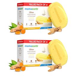 Mamaearth Set Of 2 Ubtan Moisturizing Lotion Soap For Tan Removal - 125g Each-6
