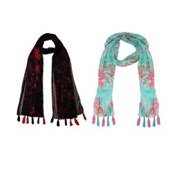 StoleVilla Floral Chiffon Stoles-image-39