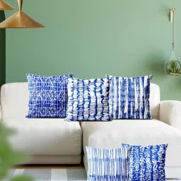 ArtzFolio Multicoloured Set of 5 Square Cushion Covers-97