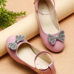 Tiny Bugs Girls Embellished Party Ballerinas Flats-image-3