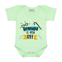 Arvesa Grandpa Is My BFF Printed Bodusuit-image-7