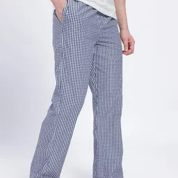 glitchez Men Checked Straight fit Lounge Pants-picture-31
