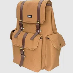 Frokht Unisex Canvas Solid Backpack image 2