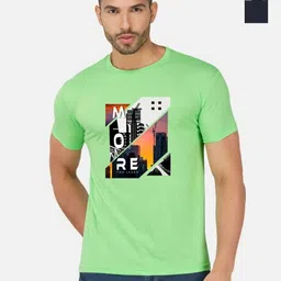 GLOBAL NOMAD Men 2 Printed Bio Finish Applique T-shirt-picture-24