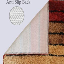 RISH Black & Cream-Color Striped Rectangular Doormats image 5