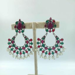 MERA HAAT Contemporary Chandbalis Earrings-image-20