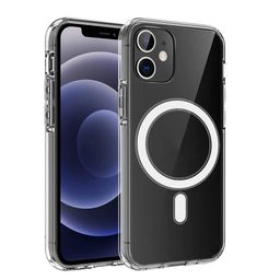 LIRAMARK Magnetic MagSafe Compatible Protective Clear iPhone 11 Back Case-29