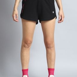 CULT Women Typography Printed High-Rise Outdoor Shorts-picture-34