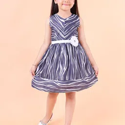 PINK MERMAID Print Fit & Flare Dress-image-66