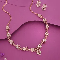 Anouk Necklace and Earrings Artificial Stones and Beads Jewellery Set-picture-51