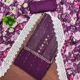 DIVASTRI Embroidered Unstitched Dress Material-image-88