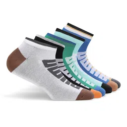 PUMA Unisex Pack Of 6 Patterned Cotton Sneaker Socks-15