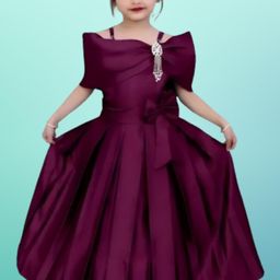 PRENA FASHION Girls Purple Dresses-image-81